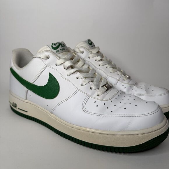 ​Nike Air Force 1 Low Pine Green White Shoes 2013 Mens 11.5 488298-128 main image 8